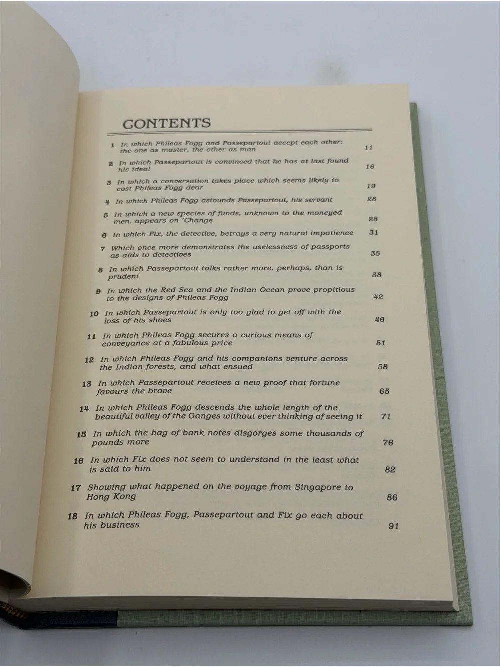 Around The World In 80 Days by Jules Verne Hardcover Book 1988 Reader's Digest